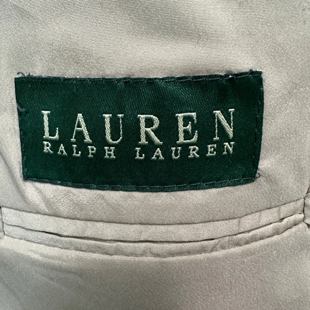 Vintage Lauren Ralph‎ Lauren Men 44 Wool Houndstooth Sport Coat Blazer Academia